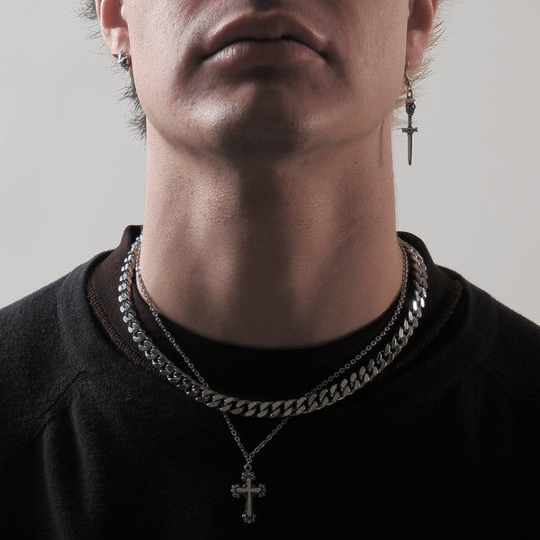 Circular Cross Combo Choker